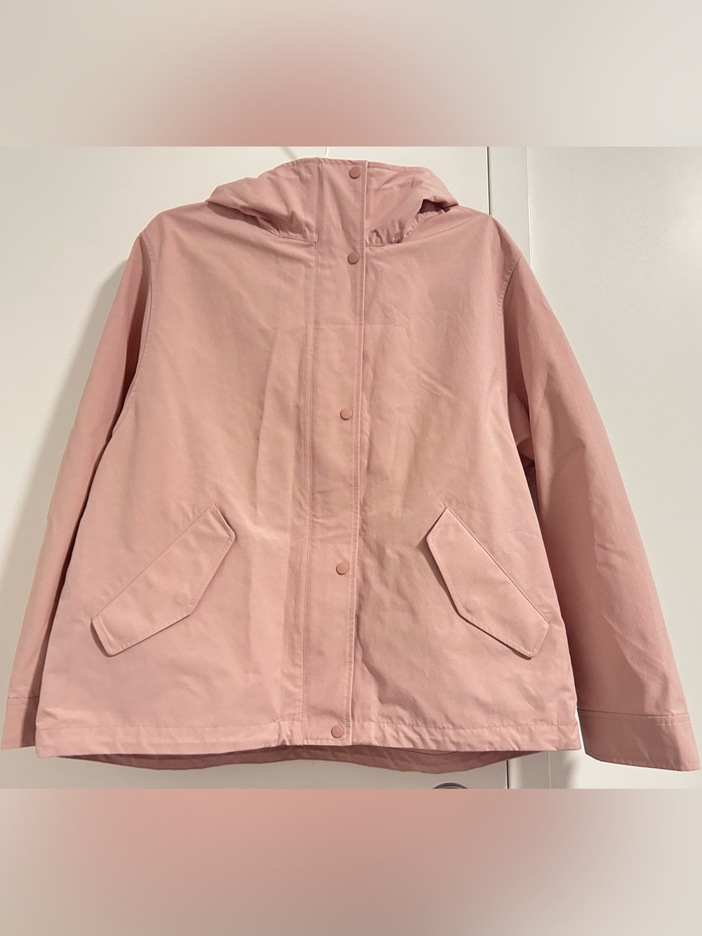 Uniqlo Women's Hooded Utility Jacket in Soft Pink